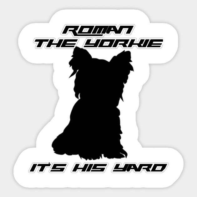 Roman The Big Dawg Sticker by NYC Demon Diva